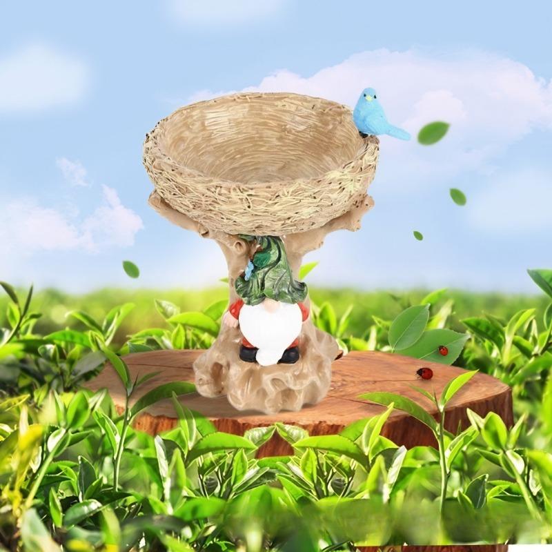 The Little Elf Bird Feeder Is A High-end, Niche Country-style Decorative Resin Home Art Piece and A Cute Handcrafted Display Model B
The Little Elf Bird Feeder Is A High-end, Niche Country-style Decorative Resin Home Art Piece and A Cute Handcrafted Display Model B