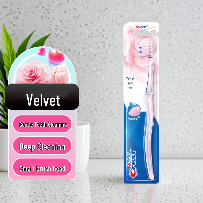 Crest Velvet Gum Care Toothbrush
Crest Velvet Gum Care Toothbrush