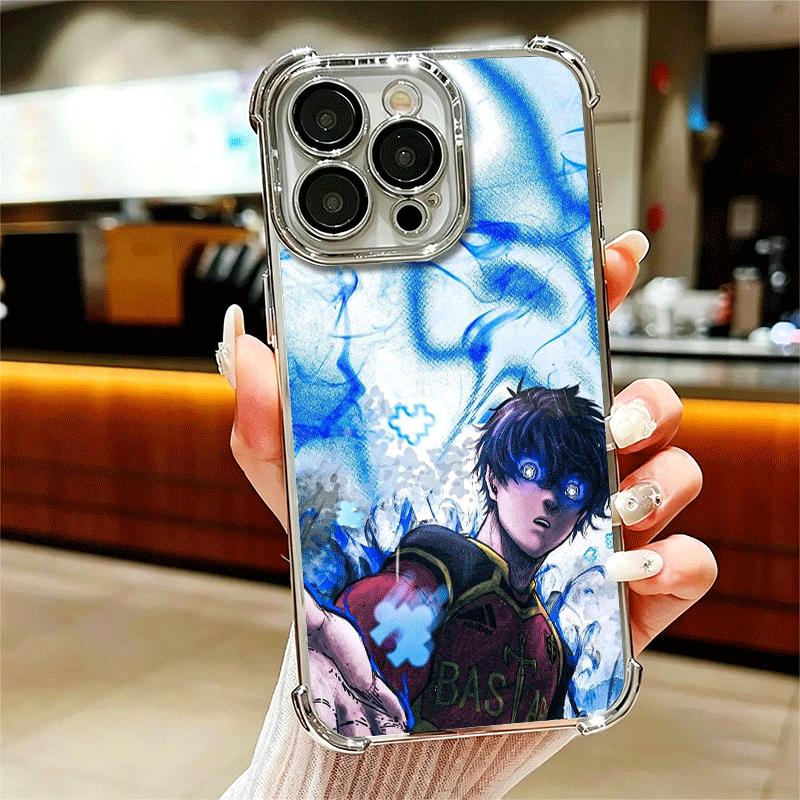 Blue L-Lock Isagi Yoichi Plating Phone Case For Iphone 16 17 Pro Max Air 16E 14 15 Plus 12 13 Mini Anti-Fall Airabag Cover iPhone 15 Pro
Blue L-Lock Isagi Yoichi Plating Phone Case For Iphone 16 17 Pro Max Air 16E 14 15 Plus 12 13 Mini Anti-Fall Airabag Cover iPhone 15 Pro