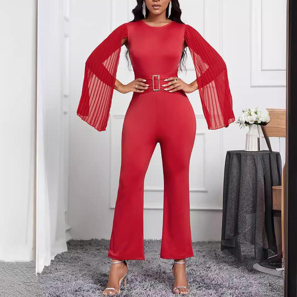 Women Elegant Long Sleeves Split Long Jumpsuit Bride Bridesmaids Wedding Party Playsuit
Women Elegant Long Sleeves Split Long Jumpsuit Bride Bridesmaids Wedding Party Playsuit