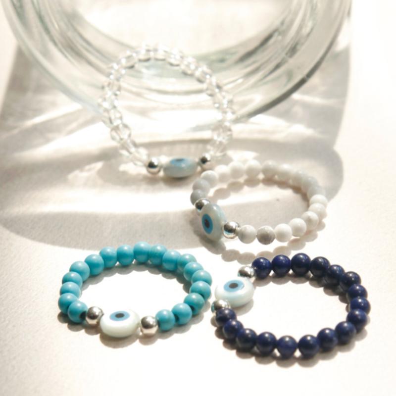 J.Lauren Evil Eye Mother-of-pearl Gemstone Friendship Ring R0618 Baek Su-jeong
J.Lauren Evil Eye Mother-of-pearl Gemstone Friendship Ring R0618 Baek Su-jeong