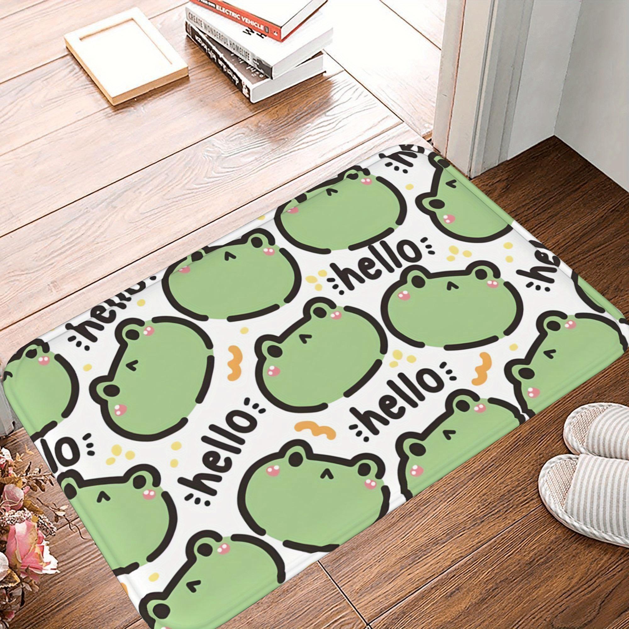 1PC Cheerful Frog Pattern Kitchen Rug Non-Slip Door Mat Pop design Bathroom Rug Bath Mat Carpet for Home Sink Laundry Decor 40cm x 60cm
1PC Cheerful Frog Pattern Kitchen Rug Non-Slip Door Mat Pop design Bathroom Rug Bath Mat Carpet for Home Sink Laundry Decor 40cm x 60cm