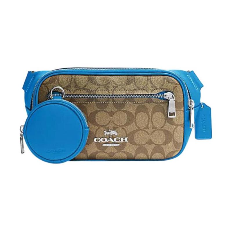 COACH Elias 23 Letter Logo Logo Zipper Closure Classic Presbyopia Cowhide Crossbody Waist Bag Medium Men s Blue and Brown синій
COACH Elias 23 Letter Logo Logo Zipper Closure Classic Presbyopia Cowhide Crossbody Waist Bag Medium Men s Blue and Brown синій