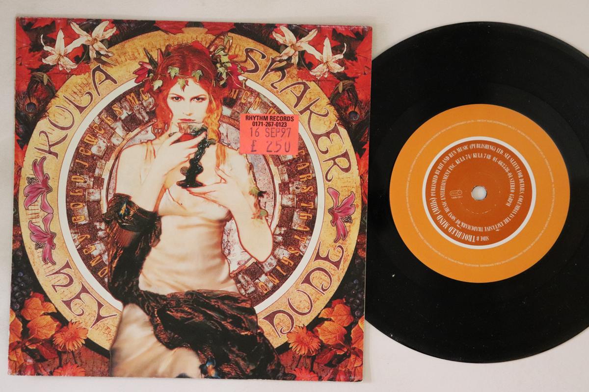 7inch Record KULA SHAKER - Hey Dude / Troubled Mind KULA74 COLUMBIA 1996 UK Rock Used 
7inch Record KULA SHAKER - Hey Dude / Troubled Mind KULA74 COLUMBIA 1996 UK Rock Used