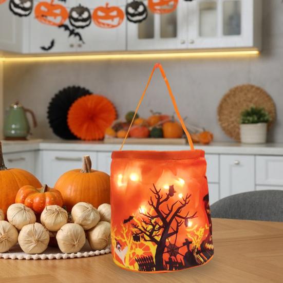 Светодиодная сумка для конфет Yousheng Halloween, светящаяся призрачная тыква, корзина для сладостей, многоразовая сумка для подарков на вечеринку в честь Хэллоуина 1
Светодиодная сумка для конфет Yousheng Halloween, светящаяся призрачная тыква, корзина для сладостей, многоразовая сумка для подарков на вечеринку в честь Хэллоуина 1