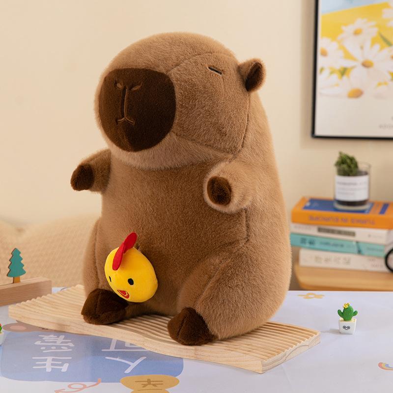 Internet celebrity explosion snot chick kola capybara doll plush toy kapibara doll gift exchange 23cm
Internet celebrity explosion snot chick kola capybara doll plush toy kapibara doll gift exchange 23cm