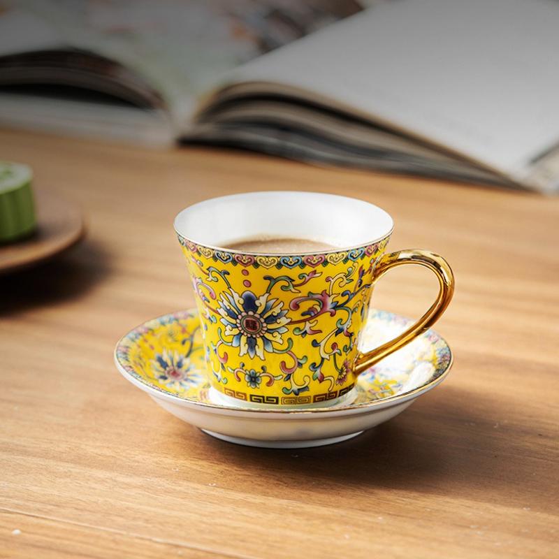 Enamel Ceramic Coffee Cup Palace Style Flower Tea Cups Breakfast Cup Dessert Plate Milk Tea Mug Water Cups Milk Mug Juice Mugs 101-200ml жёлтый
Enamel Ceramic Coffee Cup Palace Style Flower Tea Cups Breakfast Cup Dessert Plate Milk Tea Mug Water Cups Milk Mug Juice Mugs 101-200ml жёлтый