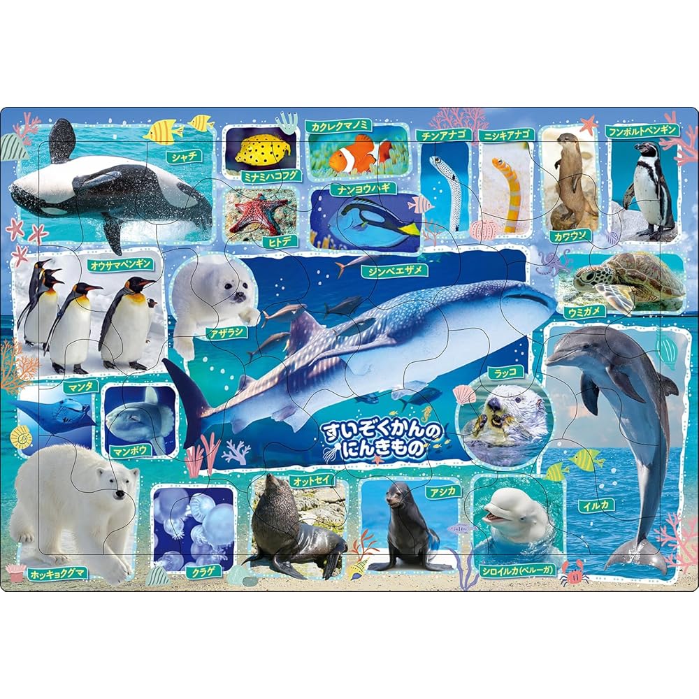 EPOCH Apollo Picture Puzzle 35 Pieces Ocean Animals Kids Toy with Storage Bag Ages 4 and Up
EPOCH Apollo Picture Puzzle 35 Pieces Ocean Animals Kids Toy with Storage Bag Ages 4 and Up