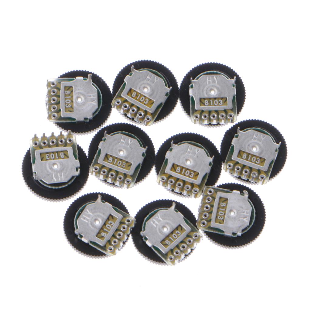 10 шт B103 16x2mm 10K Ом Двойной циферблат Конус Громкость Колесо Дуплексный потенциометр
10 шт B103 16x2mm 10K Ом Двойной циферблат Конус Громкость Колесо Дуплексный потенциометр