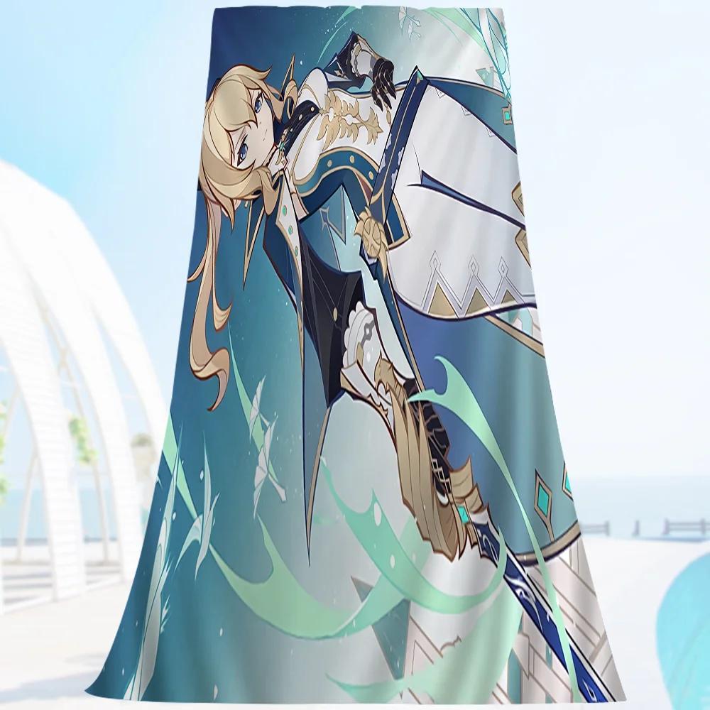 Genshin Impact Beach Towel Cartoon Cute Summer Kids Large Bath Pool Beach Towel Microfiber Absorbent For Swimming Travel W40*H60(CM)
Genshin Impact Beach Towel Cartoon Cute Summer Kids Large Bath Pool Beach Towel Microfiber Absorbent For Swimming Travel W40*H60(CM)