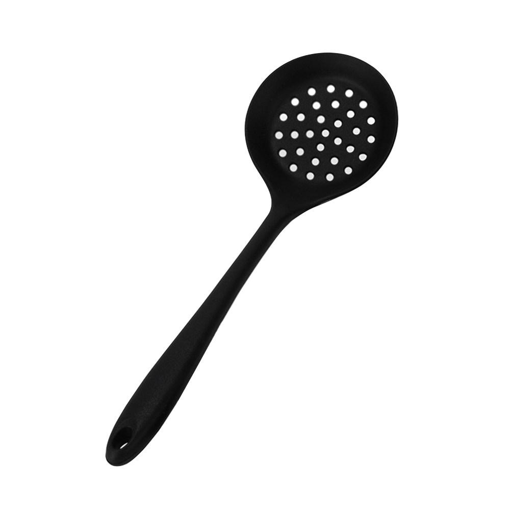 Heavy Duty Silicone Hot Pot Spoon Soup Ladle Colander with Hanging Loop Long Handle Rustproof Slotted Strainer for Kitchen чорний
Heavy Duty Silicone Hot Pot Spoon Soup Ladle Colander with Hanging Loop Long Handle Rustproof Slotted Strainer for Kitchen чорний