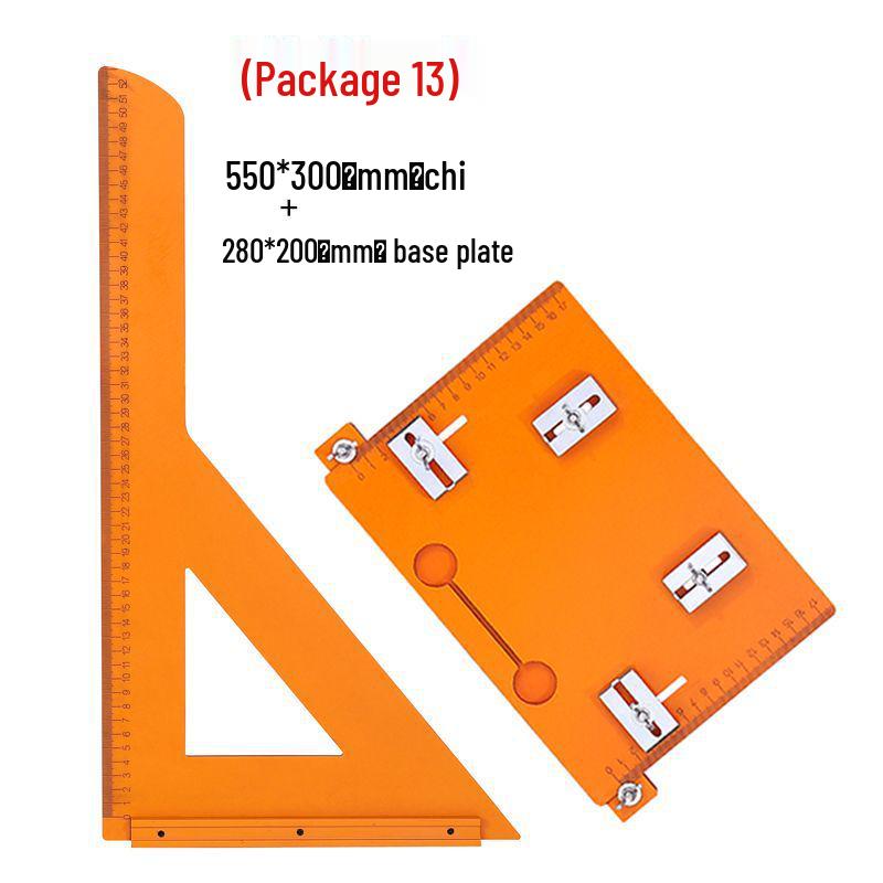 High Precision Woodworking Set: Bakelite Cutting Machine Base, Right Angle Corner Ruler, Support Ruler
High Precision Woodworking Set: Bakelite Cutting Machine Base, Right Angle Corner Ruler, Support Ruler