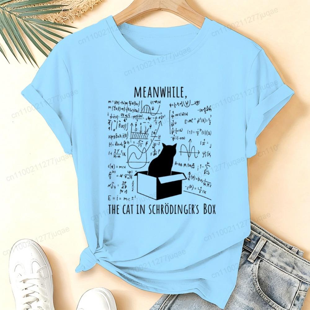 Science Cat Printed Women Tshirt Short Sleeve Tshirt Ladies Tee Shirt Top Physics Teacher Graphic T-Shirts Science Nerd Gift M
Science Cat Printed Women Tshirt Short Sleeve Tshirt Ladies Tee Shirt Top Physics Teacher Graphic T-Shirts Science Nerd Gift M