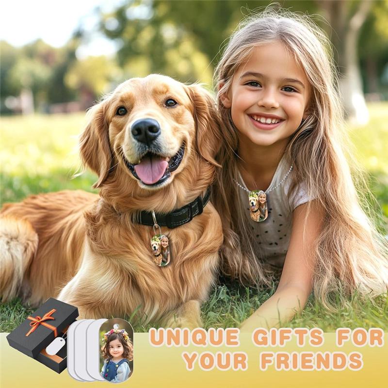 CYCLI-Sublimation Dog Tags Blanks 48 Pcs Aluminum Sublimation Dog Tag Chain Necklace Double Sided Dog Tags Oval For Pets белый
CYCLI-Sublimation Dog Tags Blanks 48 Pcs Aluminum Sublimation Dog Tag Chain Necklace Double Sided Dog Tags Oval For Pets белый
