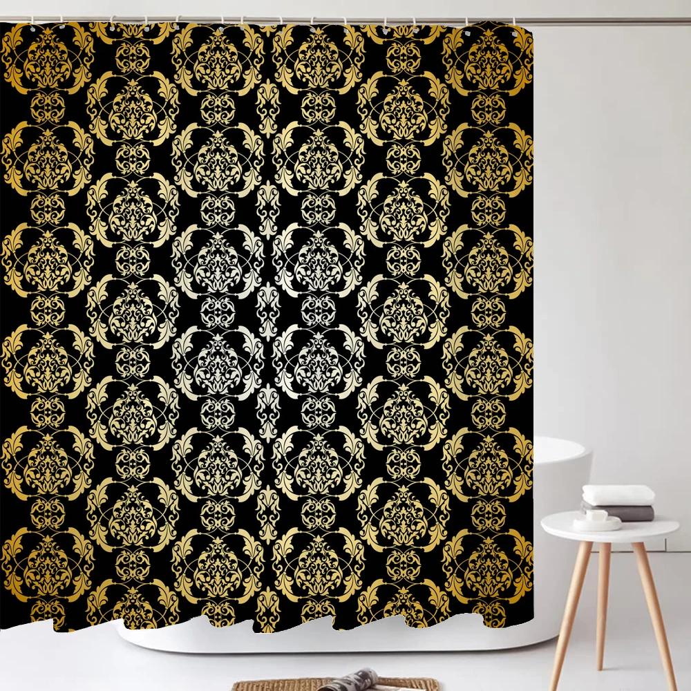 Retro European Pattern Shower Curtain Print Modern Nordic Minimalist Polyster Home Decor Bathroom Curtain with Hooks W120xH180cm
Retro European Pattern Shower Curtain Print Modern Nordic Minimalist Polyster Home Decor Bathroom Curtain with Hooks W120xH180cm