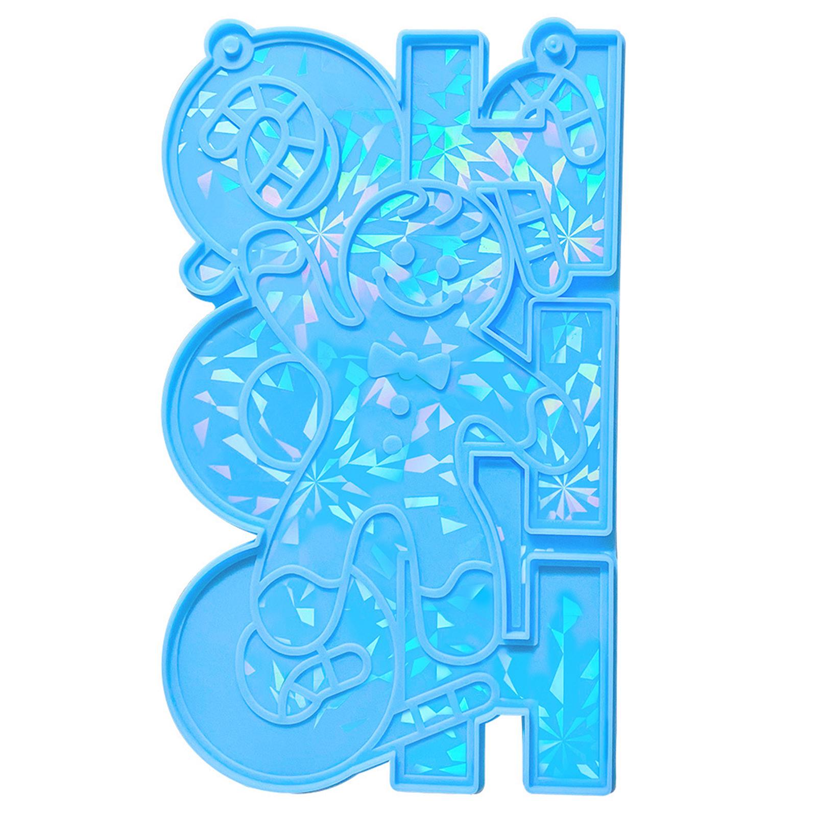 Christmas Silicone Resin Moulds with Hole Holographic Pendant Mould DIY Craft Molds for DIY Hand-Making Earring Pendant
Christmas Silicone Resin Moulds with Hole Holographic Pendant Mould DIY Craft Molds for DIY Hand-Making Earring Pendant