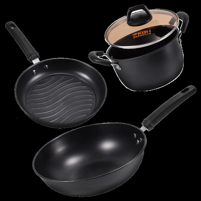Kangbach Double Rust-Proof Fine Iron Cookware 3-Piece Set
Kangbach Double Rust-Proof Fine Iron Cookware 3-Piece Set