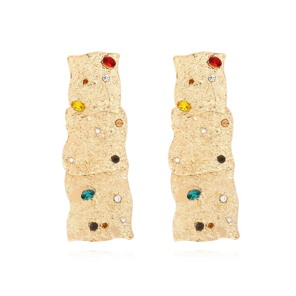 New Multi Layered Spliced Irregular Geometry Earrings for Women s Retro Fashion Dangle Earrings Banquet Zircon AccessoriesZAA золотий
New Multi Layered Spliced Irregular Geometry Earrings for Women s Retro Fashion Dangle Earrings Banquet Zircon AccessoriesZAA золотий