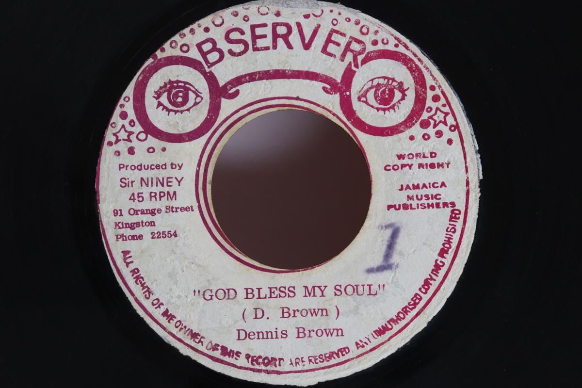 7inch Record DENNIS BROWN - God Bless My Soul none Observer Jamaica Reggae, Ska & Dub Used
7inch Record DENNIS BROWN - God Bless My Soul none Observer Jamaica Reggae, Ska & Dub Used