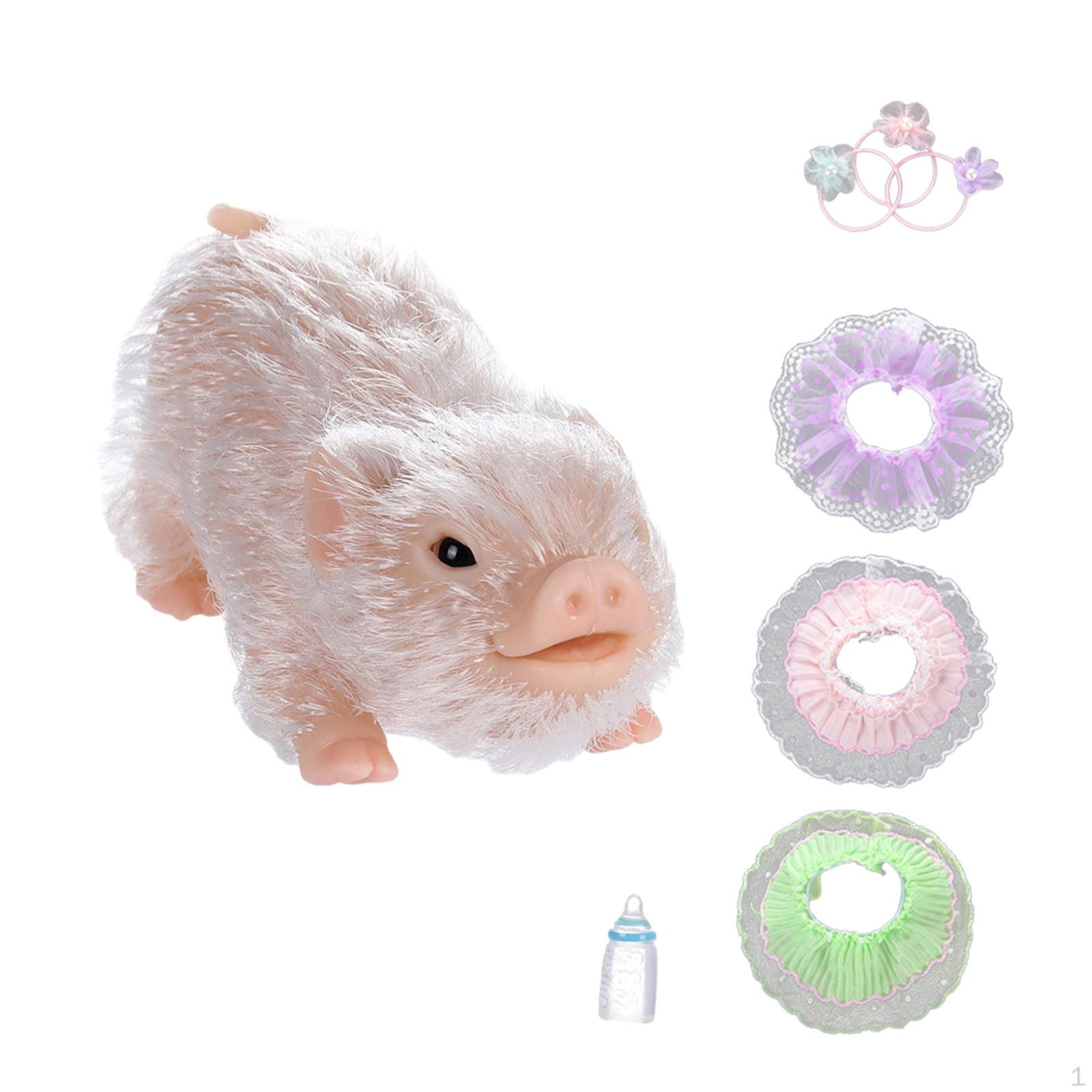 Pig Doll, with Headband And Apron. Realistic Toy for Girls Boys. White
Pig Doll, with Headband And Apron. Realistic Toy for Girls Boys. White