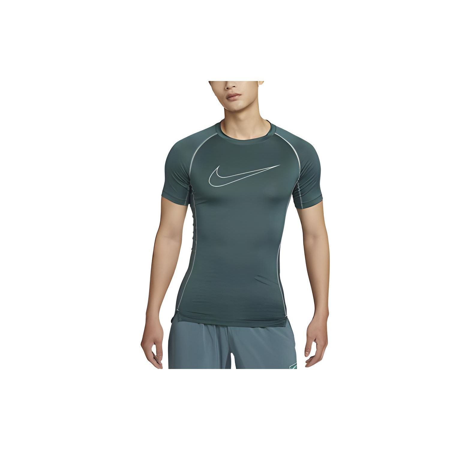 Nike Мужская футболка для фитнеса Pro Dri-Fit с коротким рукавом и принтом логотипа, дышащая, слюдяно-зеленая DD1993-309 L
Nike Мужская футболка для фитнеса Pro Dri-Fit с коротким рукавом и принтом логотипа, дышащая, слюдяно-зеленая DD1993-309 L
