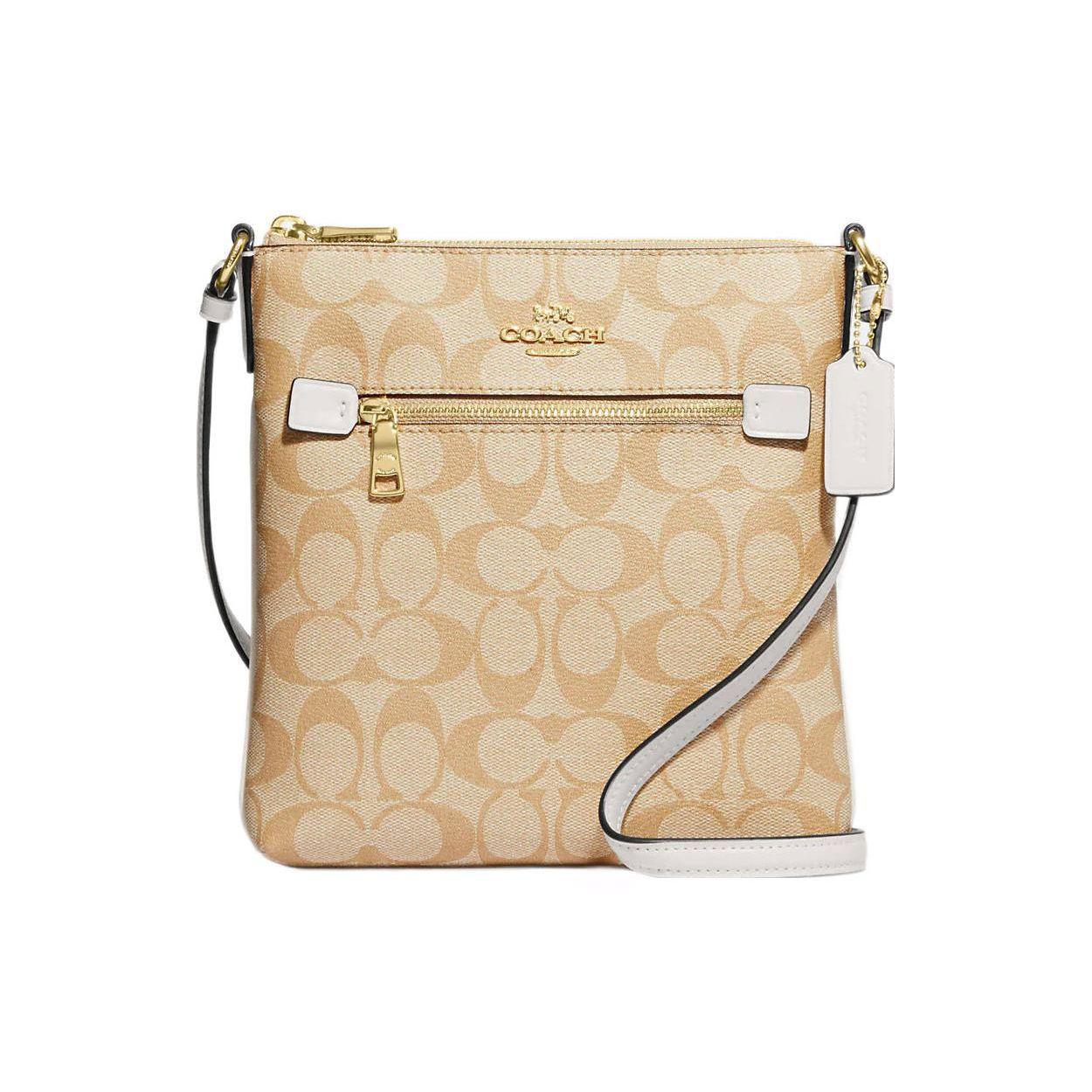 Coach Rowan 21 Classic Monogram Zip Closure Coated Canvas And Smooth Leather Document Bag Mini Women Shoulder Bag Light-Khaki CF340-IMDQC Basic Set (Bag+Dust Bag)
Coach Rowan 21 Classic Monogram Zip Closure Coated Canvas And Smooth Leather Document Bag Mini Women Shoulder Bag Light-Khaki CF340-IMDQC Basic Set (Bag+Dust Bag)