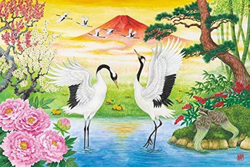 1000-piece jigsaw puzzle: Lucky Couple Cranes (50x75cm)
1000-piece jigsaw puzzle: Lucky Couple Cranes (50x75cm)