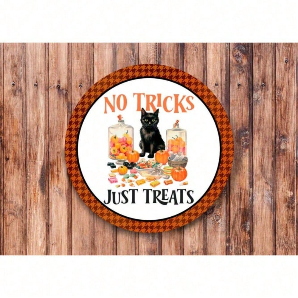 No Tricks Just Treats Halloween Wreath Metal Tin Sign Vintage Wall Art Home Decor Rustic Bathroom Bedroom Kitchen Living Room 20x20 різнокольоровий
No Tricks Just Treats Halloween Wreath Metal Tin Sign Vintage Wall Art Home Decor Rustic Bathroom Bedroom Kitchen Living Room 20x20 різнокольоровий