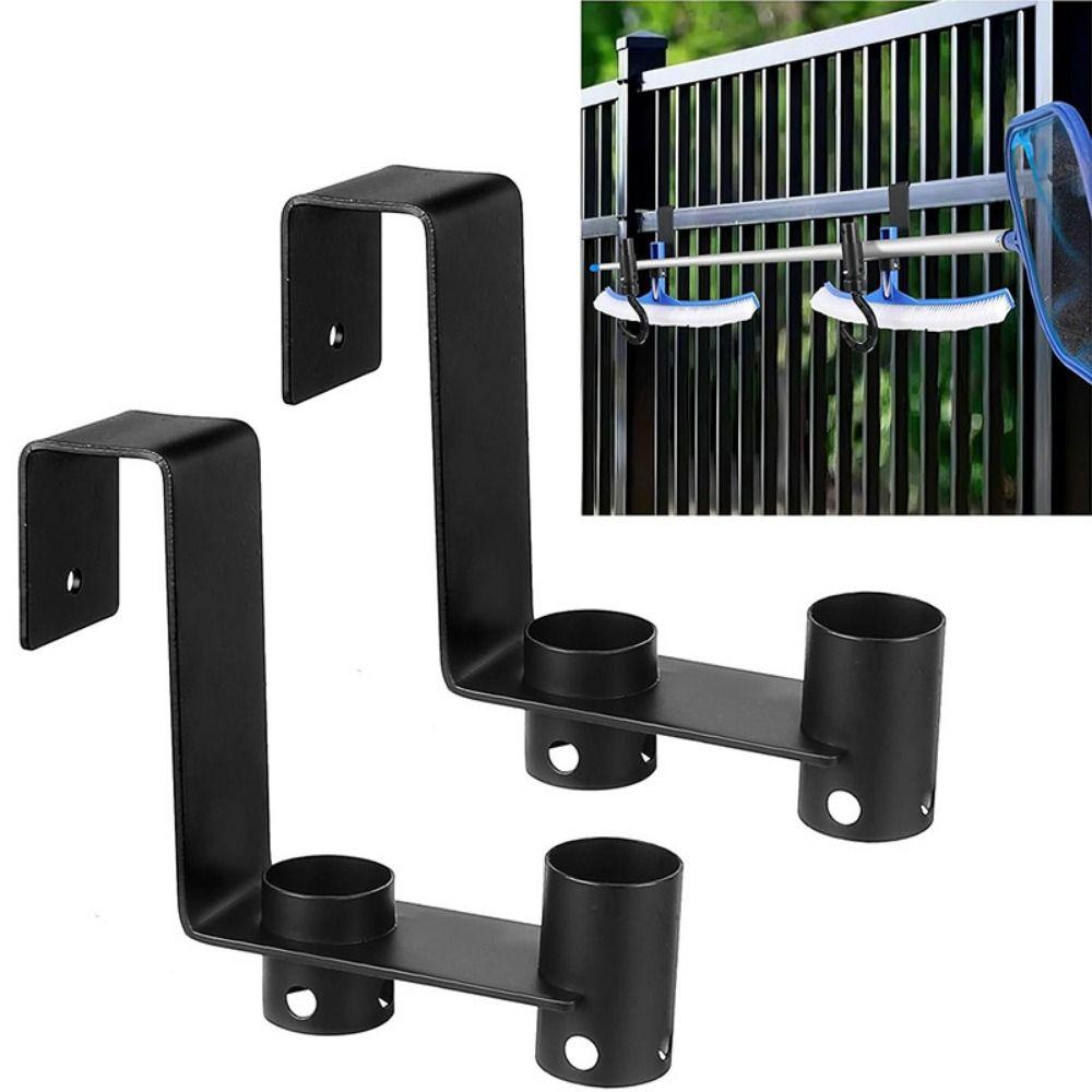 2Pcs Easy Installation Pool Cleaning Tool Organizer Rust-proof Pool Pole Hanger Leaf Skimmer Net чёрный
2Pcs Easy Installation Pool Cleaning Tool Organizer Rust-proof Pool Pole Hanger Leaf Skimmer Net чёрный