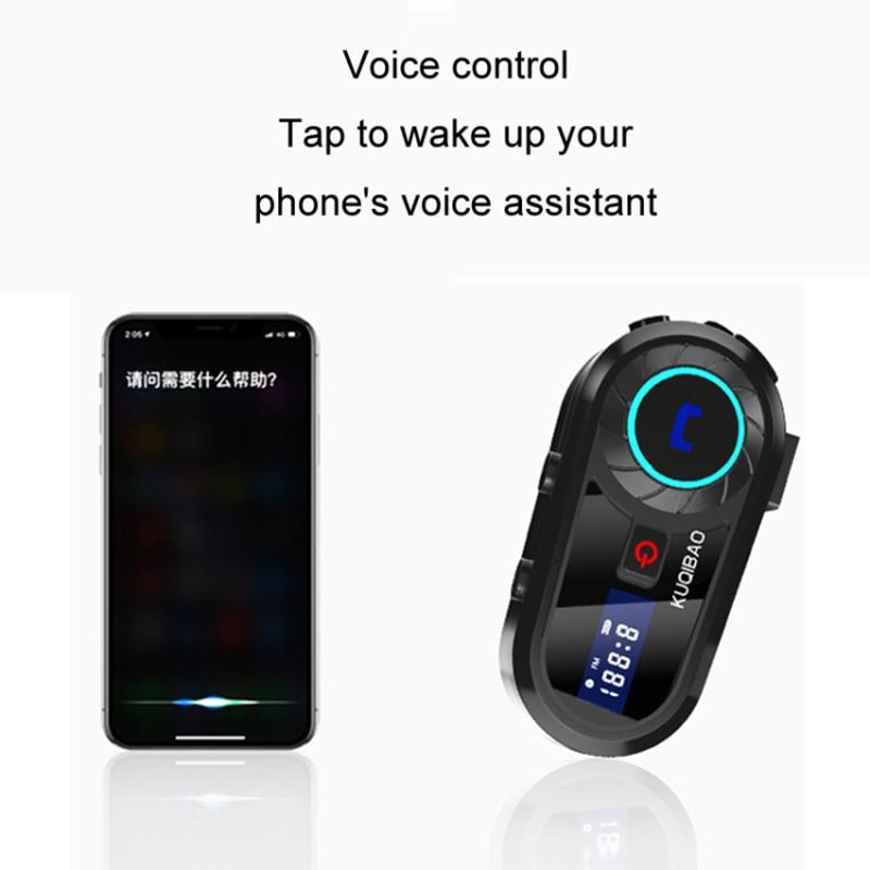KUQIBAO Helmet Bluetooth-compatible Headset Motorcycle Intercom Waterproof Headphone (with Soft Microphone) Type A
KUQIBAO Helmet Bluetooth-compatible Headset Motorcycle Intercom Waterproof Headphone (with Soft Microphone) Type A
