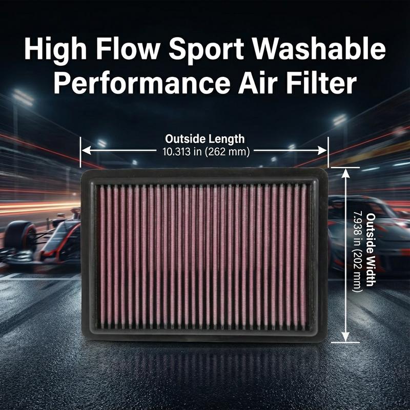 for Acura RDX Honda Avancier URV 2016-2026 1.2 2.0 High Flow Sport Washable Performance Air Filter 33-3096 172205MSH00
for Acura RDX Honda Avancier URV 2016-2026 1.2 2.0 High Flow Sport Washable Performance Air Filter 33-3096 172205MSH00
