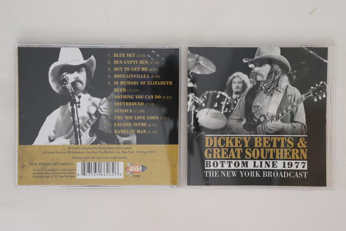 CD DICKEY BETTS GREAT SOUTHERN Bottom Line 1977 GSF007 GOOD SHIP FUNK 2015 UK Europ Rock Used
CD DICKEY BETTS GREAT SOUTHERN Bottom Line 1977 GSF007 GOOD SHIP FUNK 2015 UK Europ Rock Used