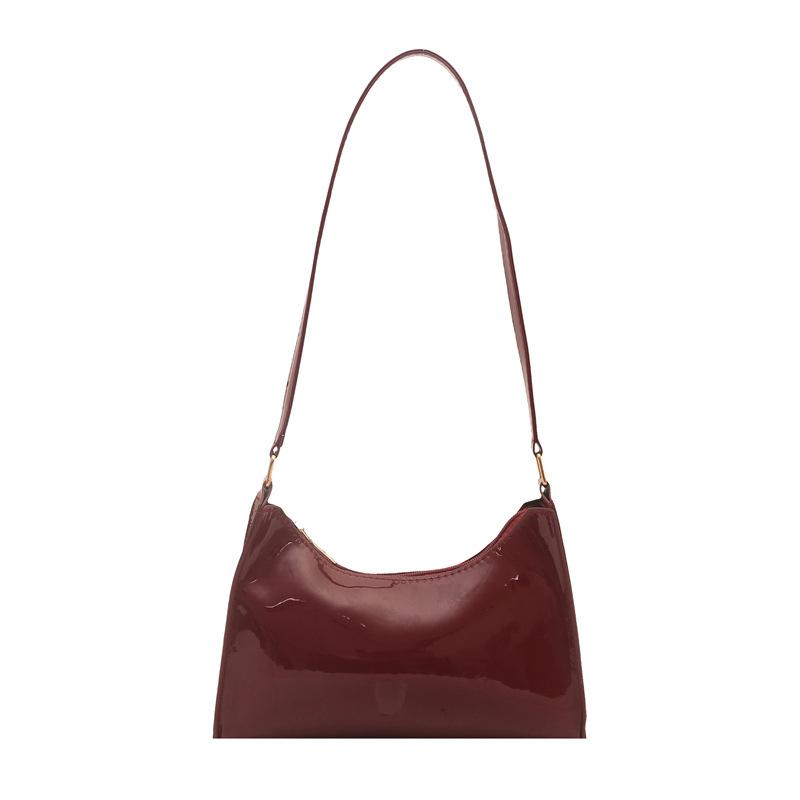 Simple texture, underarm women s bag, baguette bag, new fashionable glossy portable shoulder bag червоний
Simple texture, underarm women s bag, baguette bag, new fashionable glossy portable shoulder bag червоний