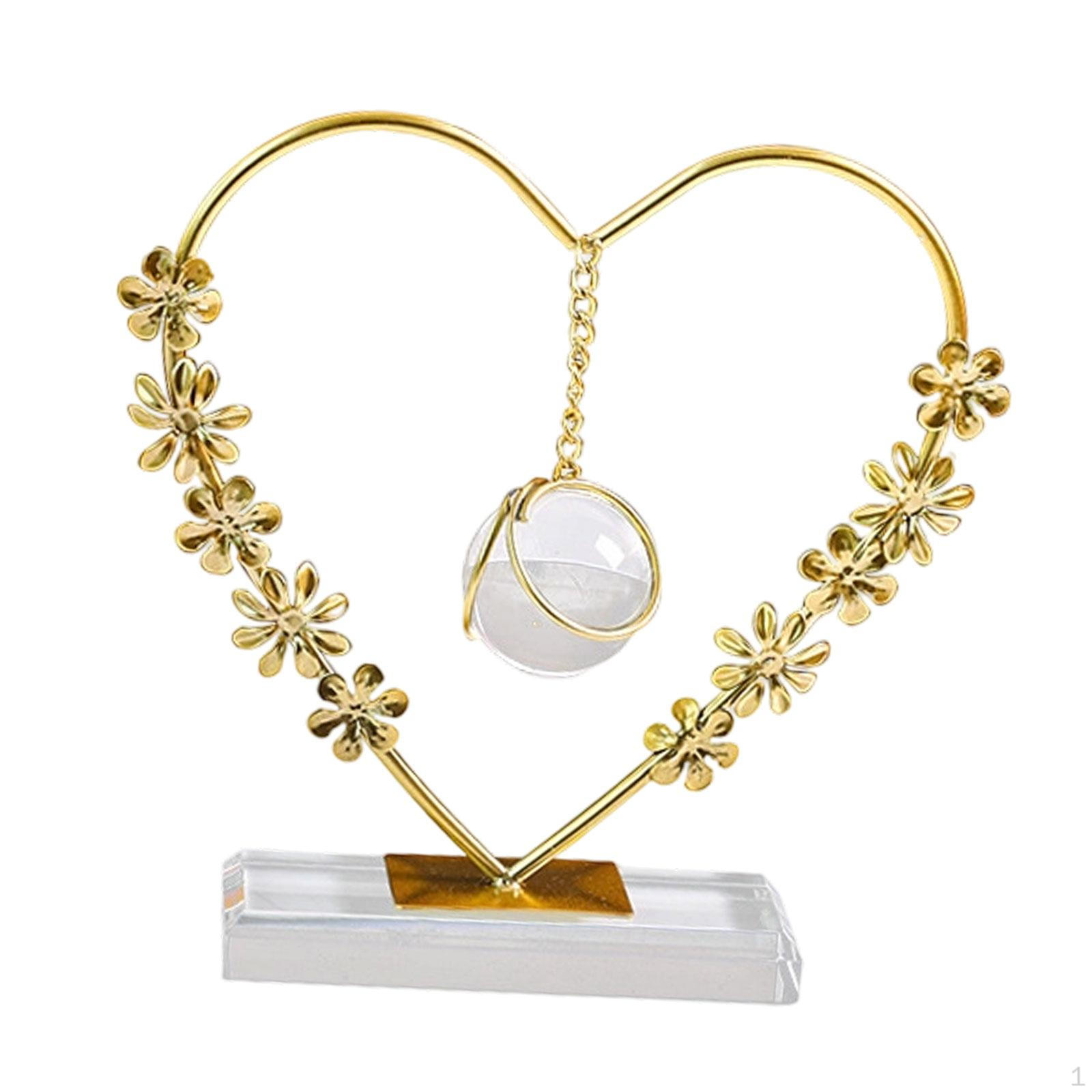 Wreath Glass Ball Figurine Decorative Sculpture Art Crafts Tabletop Ornament Modern Statue for Heart
Wreath Glass Ball Figurine Decorative Sculpture Art Crafts Tabletop Ornament Modern Statue for Heart