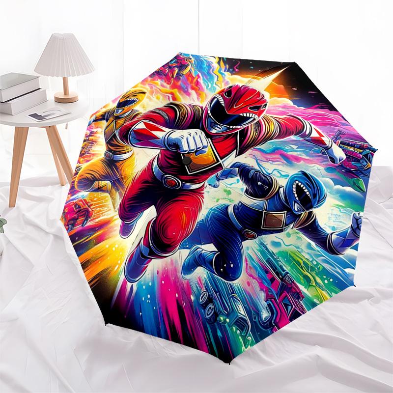 1pc Power Rangers Auto-Open Umbrella, Portable 3-Fold Design with 8-Bone Iron Frame, Outdoor for Fans, Travelers, Daily Use, Gift Idea.T093
1pc Power Rangers Auto-Open Umbrella, Portable 3-Fold Design with 8-Bone Iron Frame, Outdoor for Fans, Travelers, Daily Use, Gift Idea.T093