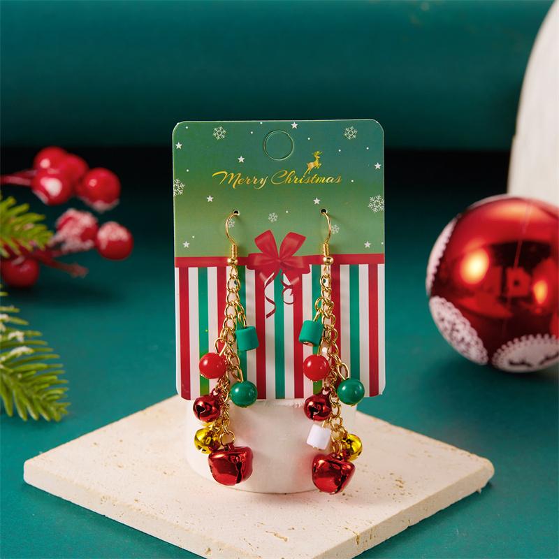 Christmas Pendant Earrings Christma Bells Earrings Ladies Girls Christmas Atmosphere Elegant Zircon Accessories Gifts
Christmas Pendant Earrings Christma Bells Earrings Ladies Girls Christmas Atmosphere Elegant Zircon Accessories Gifts