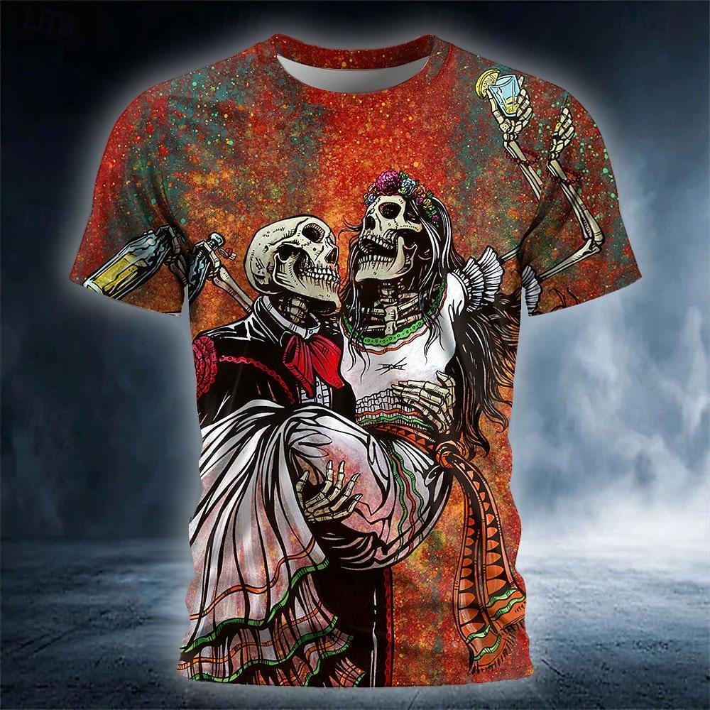 David Lozeau Men s Skull T Shirt Short Sleeve T shirt 3D Print Crew Neck Shirt Gothic Horror Party Street Casual Lake Blue Yellow Red XL
David Lozeau Men s Skull T Shirt Short Sleeve T shirt 3D Print Crew Neck Shirt Gothic Horror Party Street Casual Lake Blue Yellow Red XL