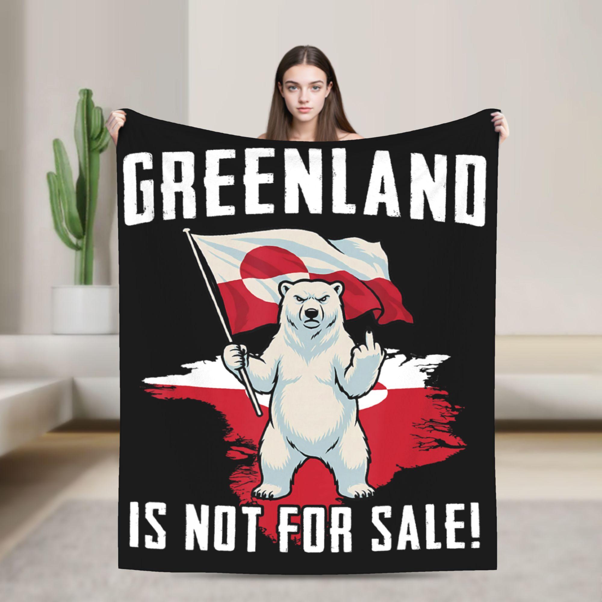 Greenland is not for Sale Polar Bear Greenland Denmark Plush Blanket Kids Flannel Throw Blanket For Home Decor Warm Soft Gift 75x100cm (30x40inch)
Greenland is not for Sale Polar Bear Greenland Denmark Plush Blanket Kids Flannel Throw Blanket For Home Decor Warm Soft Gift 75x100cm (30x40inch)