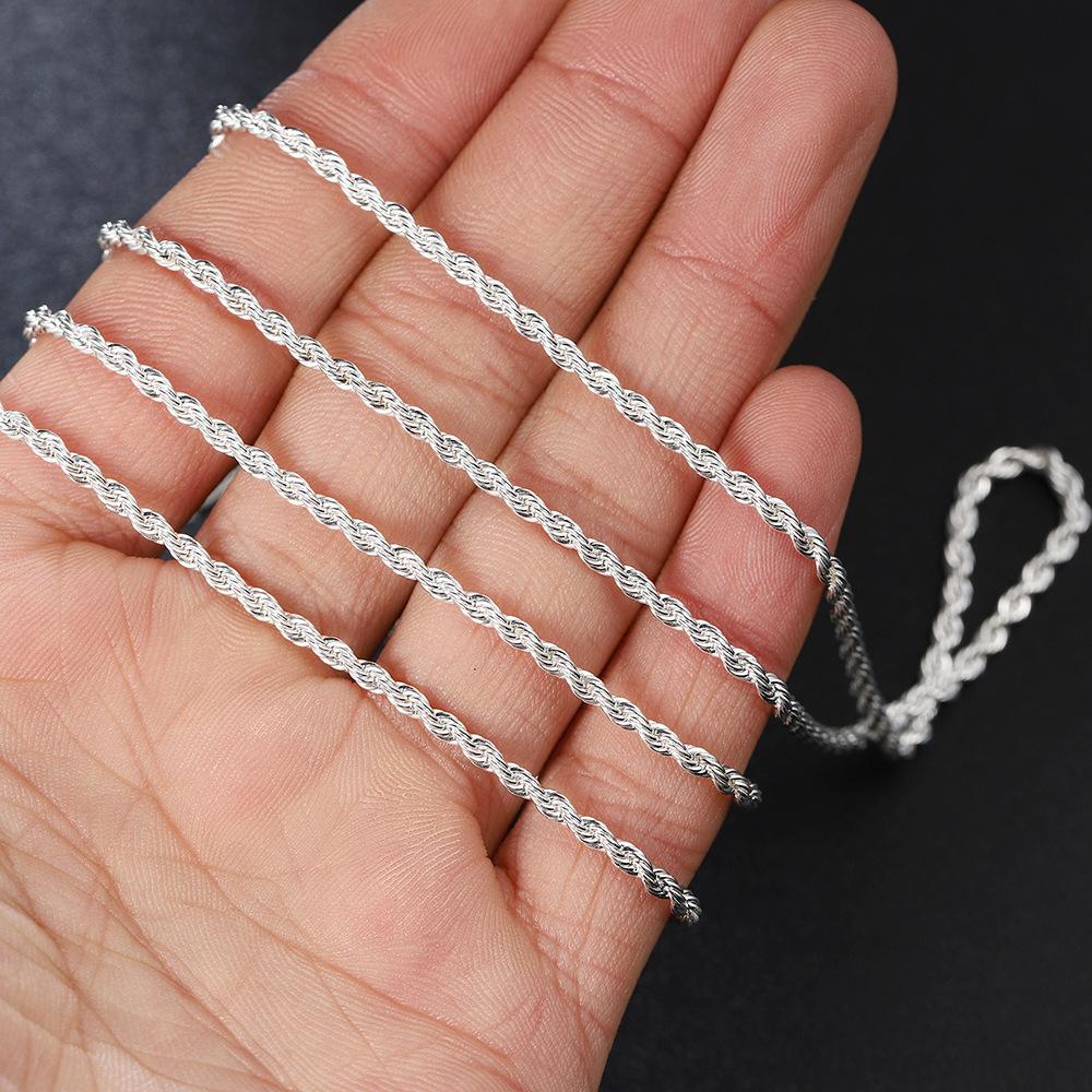 1pc Twisted Glamour Link Chain Necklace Versatile & Stylish for Layering or Solo Wear 16inch
1pc Twisted Glamour Link Chain Necklace Versatile & Stylish for Layering or Solo Wear 16inch