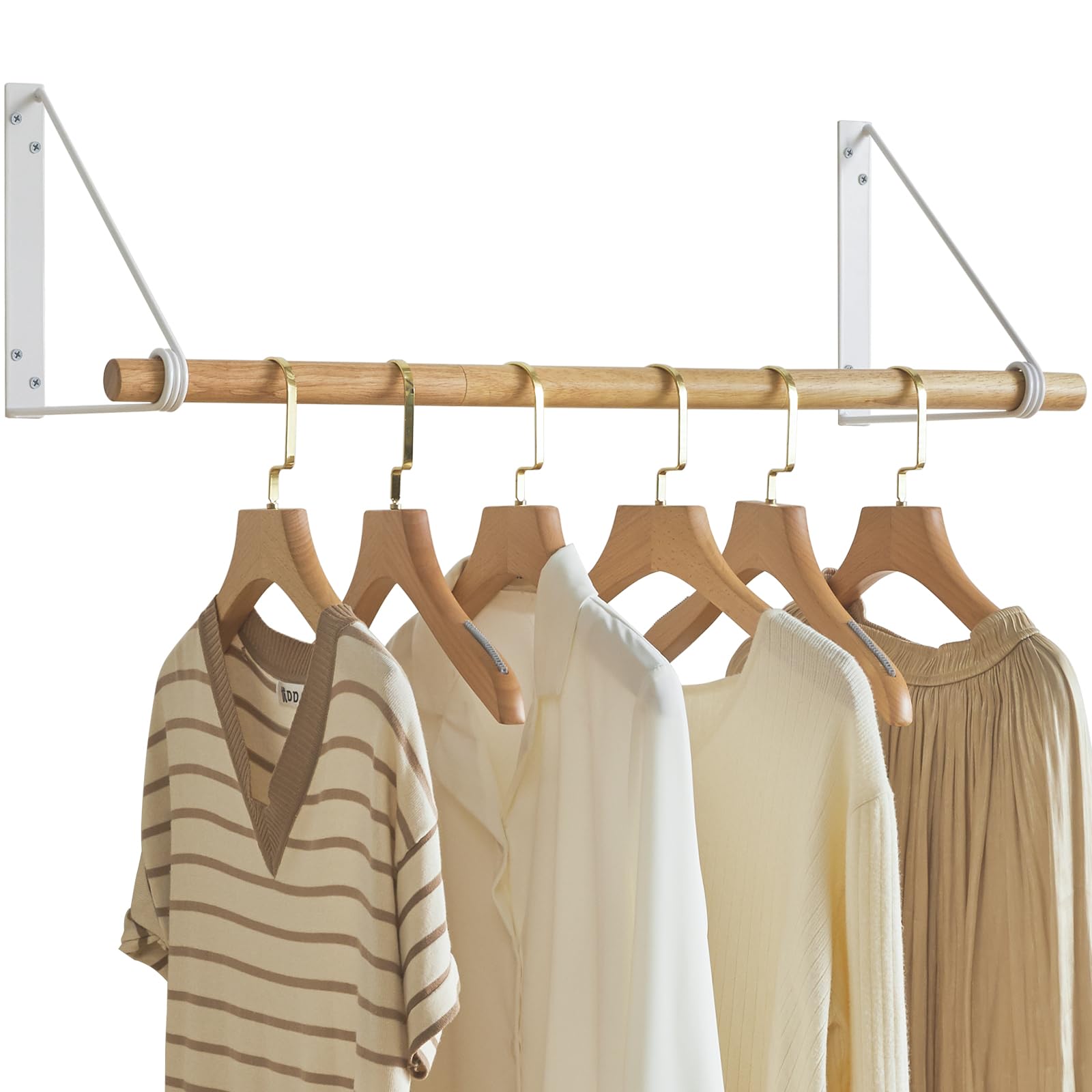 IBUYKE Hanger Wooden Pipe Clothing Width Plenty of Antique Wall Easy Load Capacity Hanging White Wood JPTYJ005W Rack, Rack, 80cm, Storage, Style, белый
IBUYKE Hanger Wooden Pipe Clothing Width Plenty of Antique Wall Easy Load Capacity Hanging White Wood JPTYJ005W Rack, Rack, 80cm, Storage, Style, белый
