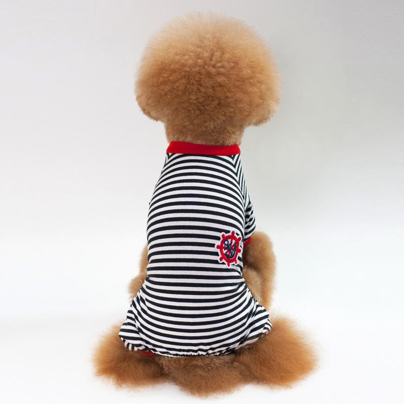 Dog Clothes Striped Pet Clothes Cotton Dog T-Shirt French Fight Small and Medium Dogs Pajamas Small and Medium Dogs 2xl: back length 38bust size 54cm
Dog Clothes Striped Pet Clothes Cotton Dog T-Shirt French Fight Small and Medium Dogs Pajamas Small and Medium Dogs 2xl: back length 38bust size 54cm