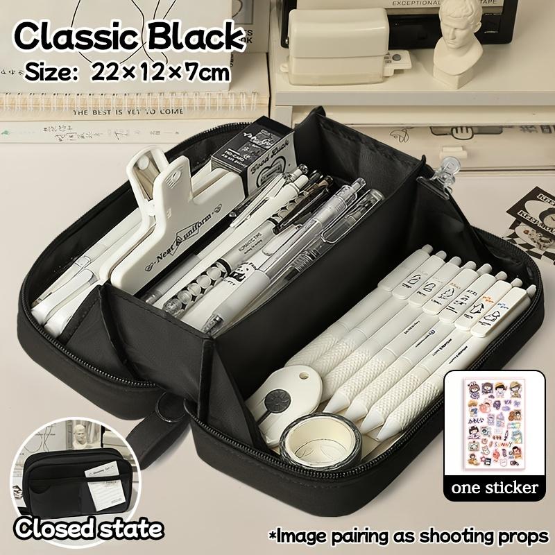 Multi Layer Pencil Case Pouch, Large Capacity Pen Case Bag,Durable Stationery Storage Bag For Students, School&Office чёрный
Multi Layer Pencil Case Pouch, Large Capacity Pen Case Bag,Durable Stationery Storage Bag For Students, School&Office чёрный
