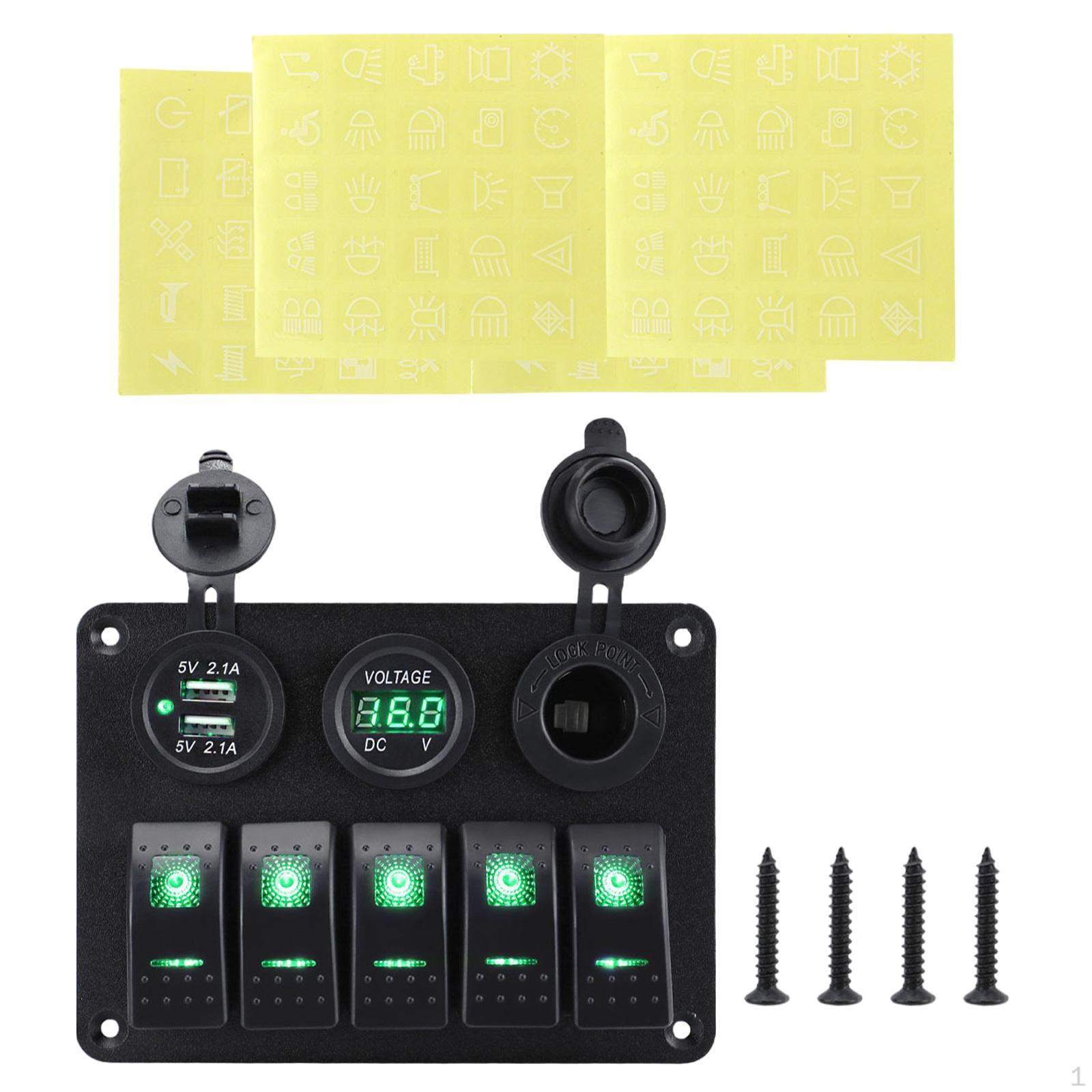 5-клавишная морская клавишная панель переключателей прочные водонепроницаемые аксессуары для автомобиля синий зелёный
5-клавишная морская клавишная панель переключателей прочные водонепроницаемые аксессуары для автомобиля синий зелёный