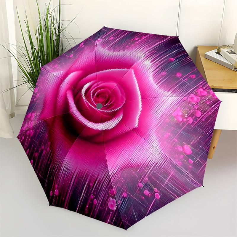 1pc Rose, Abstract Automatic Folding Umbrella - Portable Collapsible Design, 8-Rib Iron Frame, Durable Fabric yy251125072
1pc Rose, Abstract Automatic Folding Umbrella - Portable Collapsible Design, 8-Rib Iron Frame, Durable Fabric yy251125072