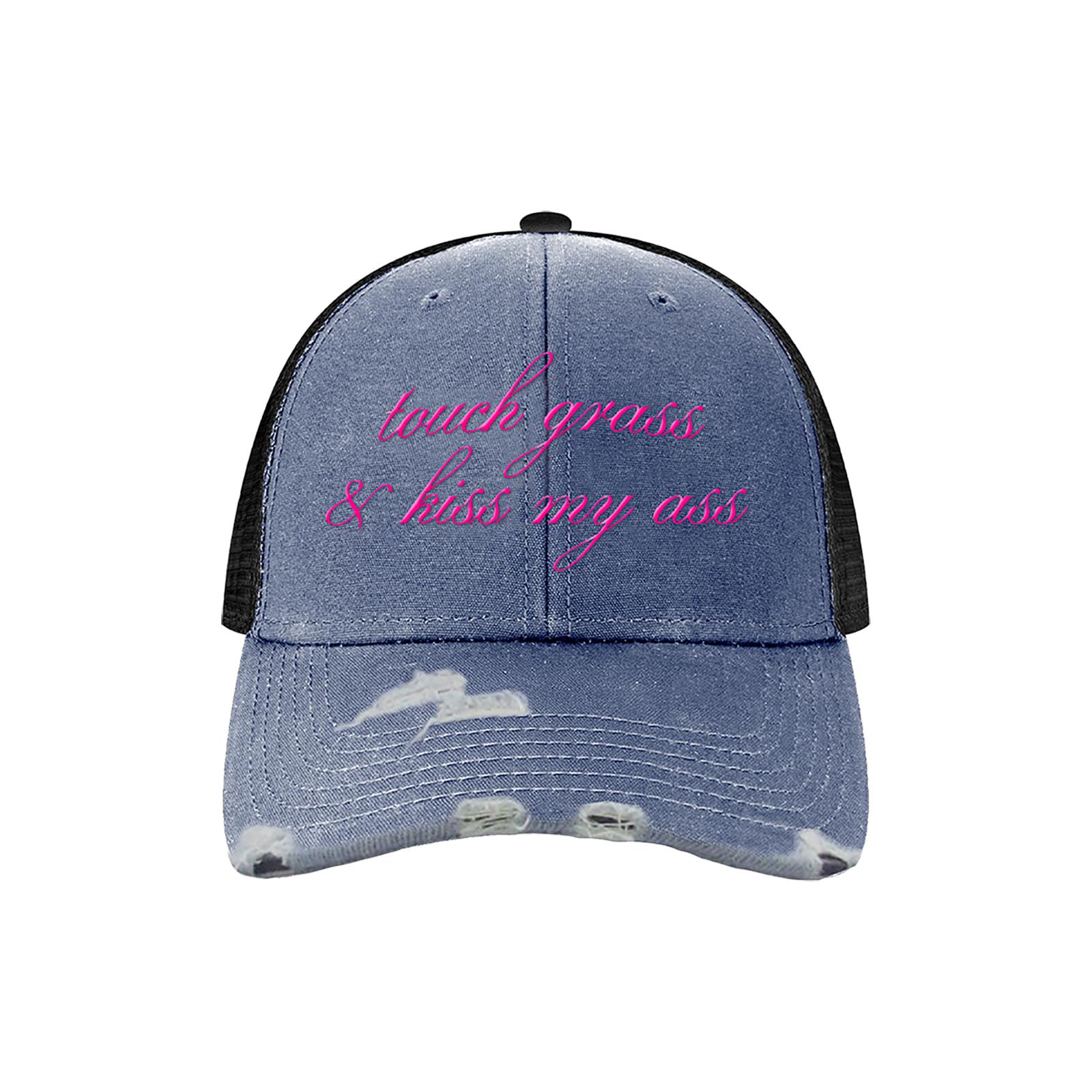 Embroidered Adjustable Baseball Cap Distressed Denim Front Panel Mesh Back Trucker Hat Casual Outdoor Headwear one size синий
Embroidered Adjustable Baseball Cap Distressed Denim Front Panel Mesh Back Trucker Hat Casual Outdoor Headwear one size синий