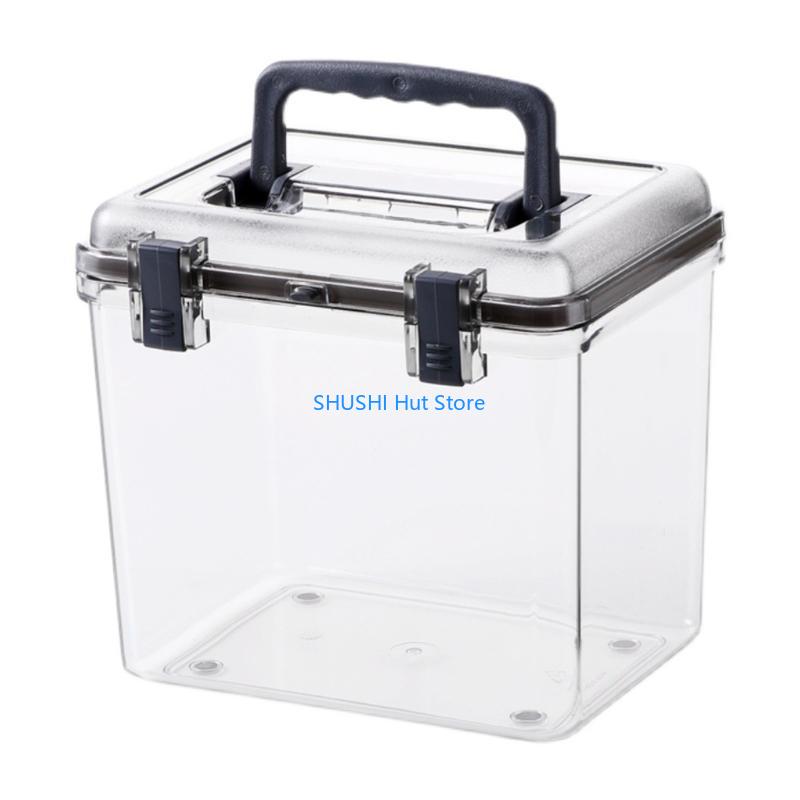 Household Kitchen Plastic Airtight Storage Box with Handle Hinged Lid Clear Pantry Storage Container Bin Multifunction D57B
Household Kitchen Plastic Airtight Storage Box with Handle Hinged Lid Clear Pantry Storage Container Bin Multifunction D57B