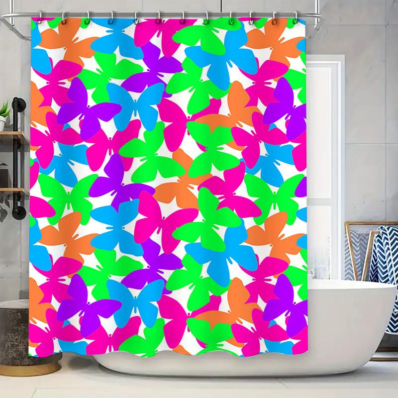 Colorful Fish Tank Pattern Shower Curtain Set For Bathrooms Decor Watercolor Blue Orange Submarine Design Waterproof Fabric Size W60H190(CM)-1 Pcs
Colorful Fish Tank Pattern Shower Curtain Set For Bathrooms Decor Watercolor Blue Orange Submarine Design Waterproof Fabric Size W60H190(CM)-1 Pcs