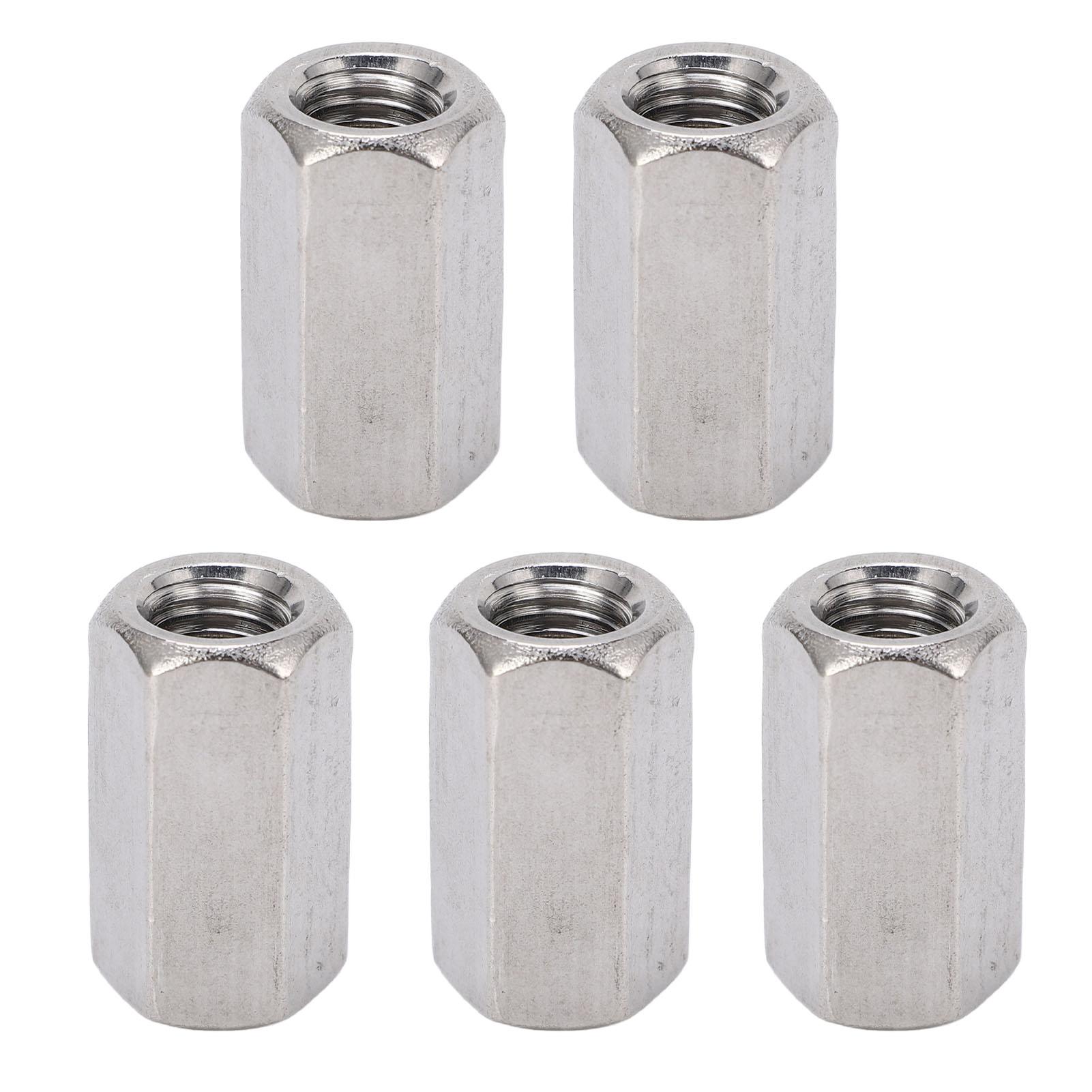 5PCS Metric Hex Coupling Nut M12 X 1.75 19 L35mm Stainless Steel Long Rod Coupling Hex Nut for Hanging
5PCS Metric Hex Coupling Nut M12 X 1.75 19 L35mm Stainless Steel Long Rod Coupling Hex Nut for Hanging