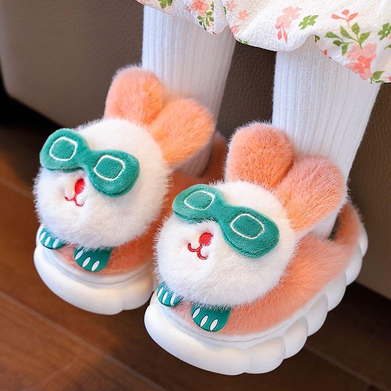 Детские теплые нескользящие хлопковые тапочки с рисунком кролика Fluffys, детские тапочки
Детские теплые нескользящие хлопковые тапочки с рисунком кролика Fluffys, детские тапочки