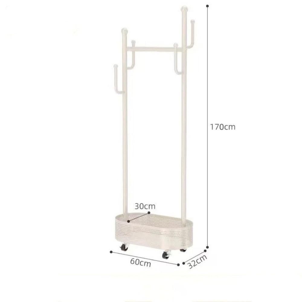 New Metal Freestanding Coat Rack Storage Basket 4 Hooks Garment Storage Holder Space-saving with Pulley Clothing Rack Bedroom
New Metal Freestanding Coat Rack Storage Basket 4 Hooks Garment Storage Holder Space-saving with Pulley Clothing Rack Bedroom